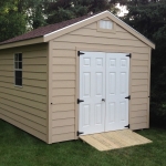 10x12 Mequon Gable shed with LP siding